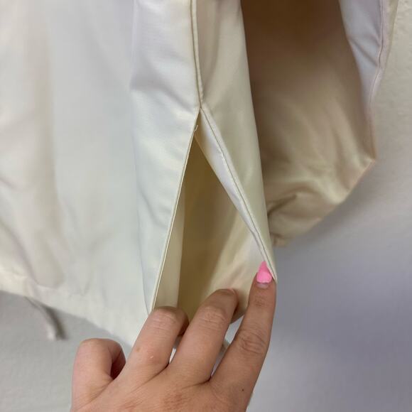 Fear of God Essentials Coaches Jacket in Egg Shell Size Large - Picture 8 of 10